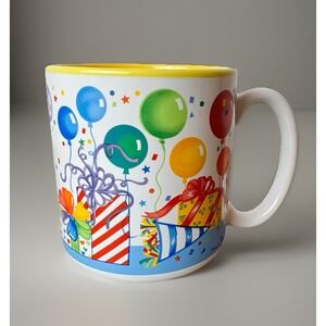 Vintage "Flowers, Inc. Balloons" Party Balloons Coffee Mug 12 oz #671200